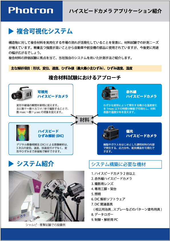 アプリケーション紹介_複合材料試験におけるハイスピードカメラの活用