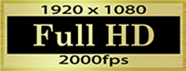 1920×1080 Full HD 2000fps