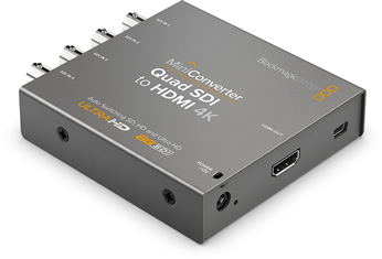 Mini Converter Quad SDI to HDMI 4K 2（4k対応）