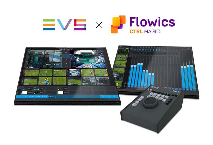 EVS社、X-Oneにブロードキャストグラフィックスを統合するため、Flowics社の認定ソリューションパートナーに指名