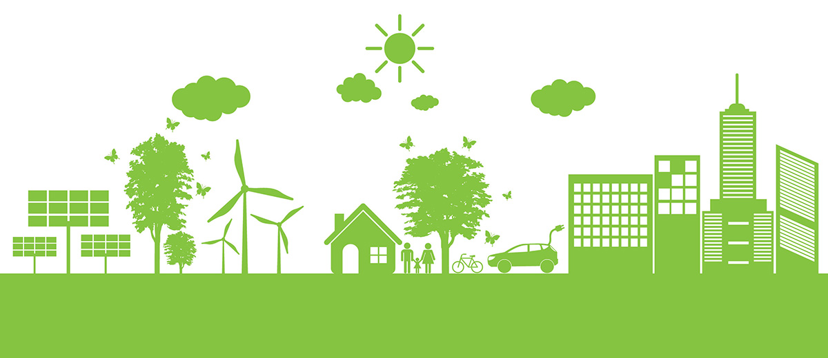 「グリーン電力提供サービス」の利用で、本社で使用する電力の100%を、実質的に再生可能エネルギー化