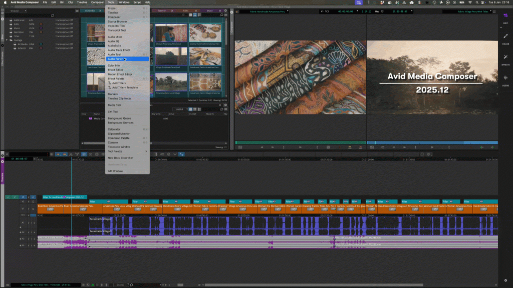 Avid Title+:作成したタイトルのテンプレート化とプロジェクト間での共有ワークフロー