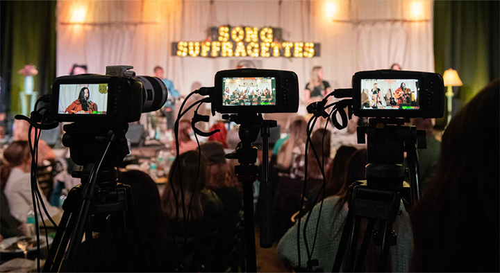 Song Suffragettesがライブ配信用映像をPocket Cinema Camera 6K G2で撮影