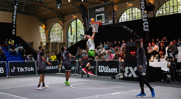 FIBA 3x3ワールドツアー・パリ・マスターズでATEM Constellation 8Kが活躍