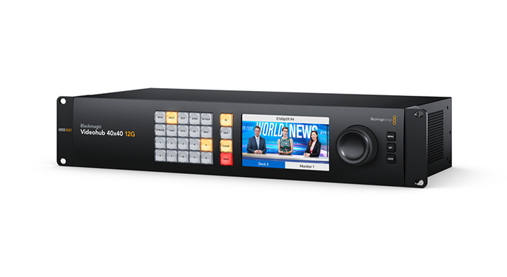 ブラックマジックデザイン、新製品Blackmagic Videohub 12Gを発表