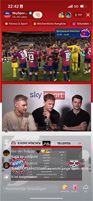 VizrtがSky Sports Germanyと提携し、TikTokで初のマルチスクリーン縦型サッカー試合をストリーミング配信